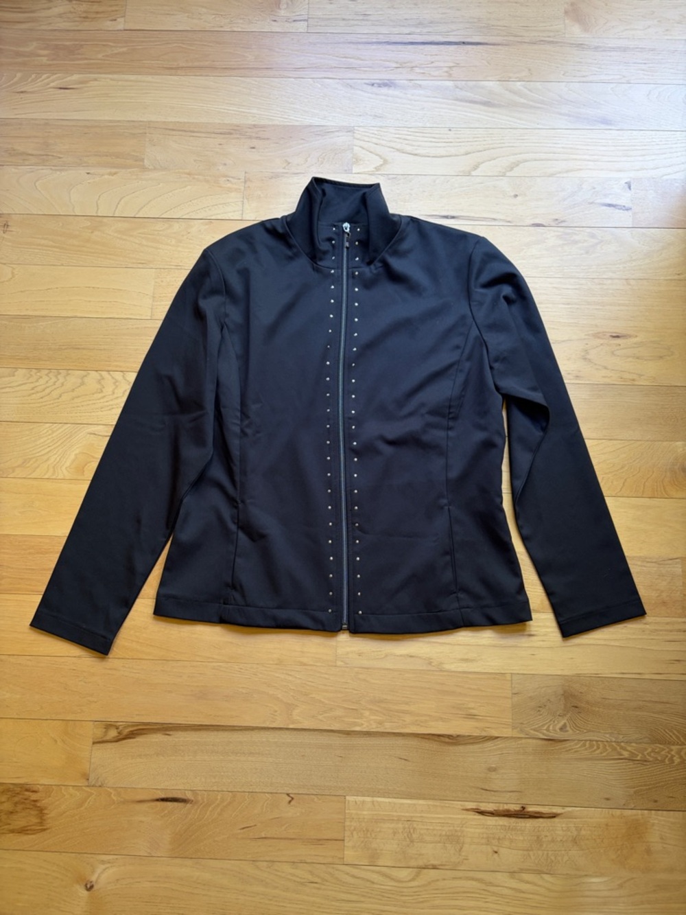 Tail Black Utility Zip Jacket with Stud Accents